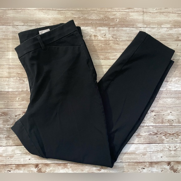 GAP Women’s Bi-Stretch Skinny Ankle Pants Black 14 Reg Large - Picture 9 of 16